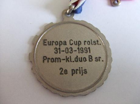 Europacup rolstoeldansen 2e prijs